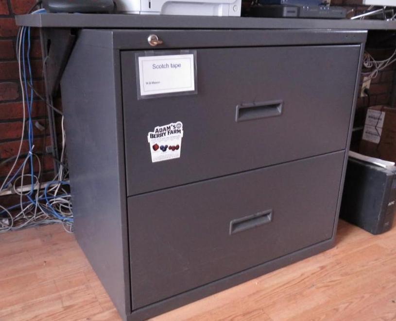 2-Drawer Lateral Filing Cabinet Including Office Smalls