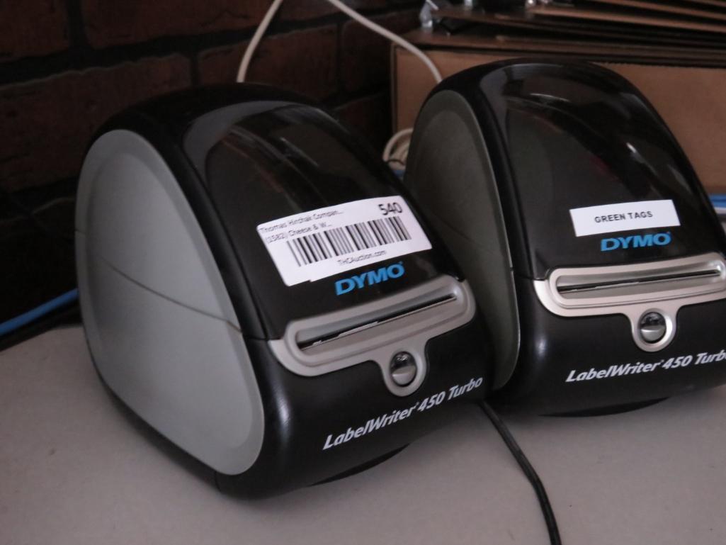 (2) Dymo LabelWriter 450 Turbo Thermal Printers