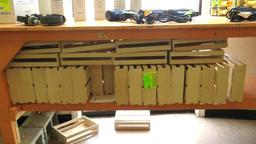 (34+/-) Wooden Crates