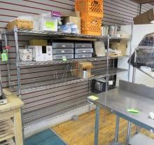 4 Tier Wire Shelving w/ Extensions