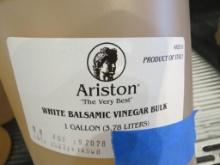 (3) 1 Gallon Ariston White Balsamic Vinegar