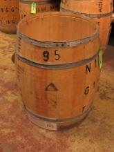 Wood Coffee/Nail Barrel