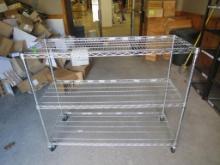 3-Tier Wire Shelf Unit