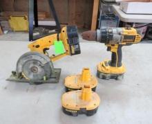 DeWalt DCD950 Cordless Drill & DeWalt DW936 Cordless Saw