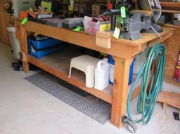 Shopmade Work Bench w/ 6" Vise