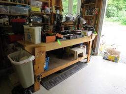 Shopmade Work Bench w/ 6" Vise