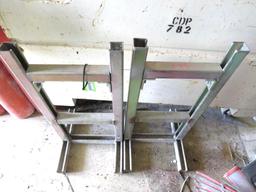(2) Shopmade Unistrut Racks