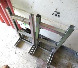 (2) Shopmade Unistrut Racks