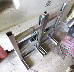 (2) Shopmade Unistrut Racks