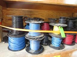 (25+/-) Small Spools Of 12 AWG Braided Wire