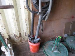 Asst. Bucket Of Shop Vac Attachments & Multiple Lengths Of Hoses