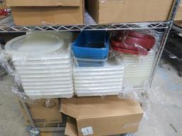 Large Asst. of Cambro & Poly Storage Containers