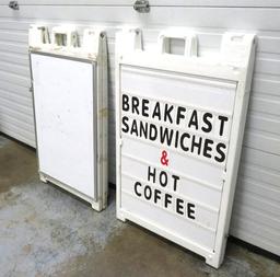 (2) Poly Breadboard Signs