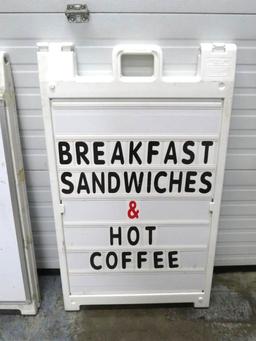 (2) Poly Breadboard Signs