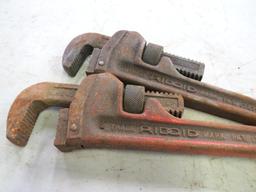 (2) 18" Ridgid Pipe Wrenches