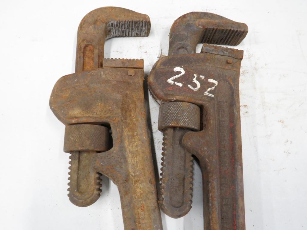 (2) 24" Heavy-Duty Ridgid Pipe Wrenches