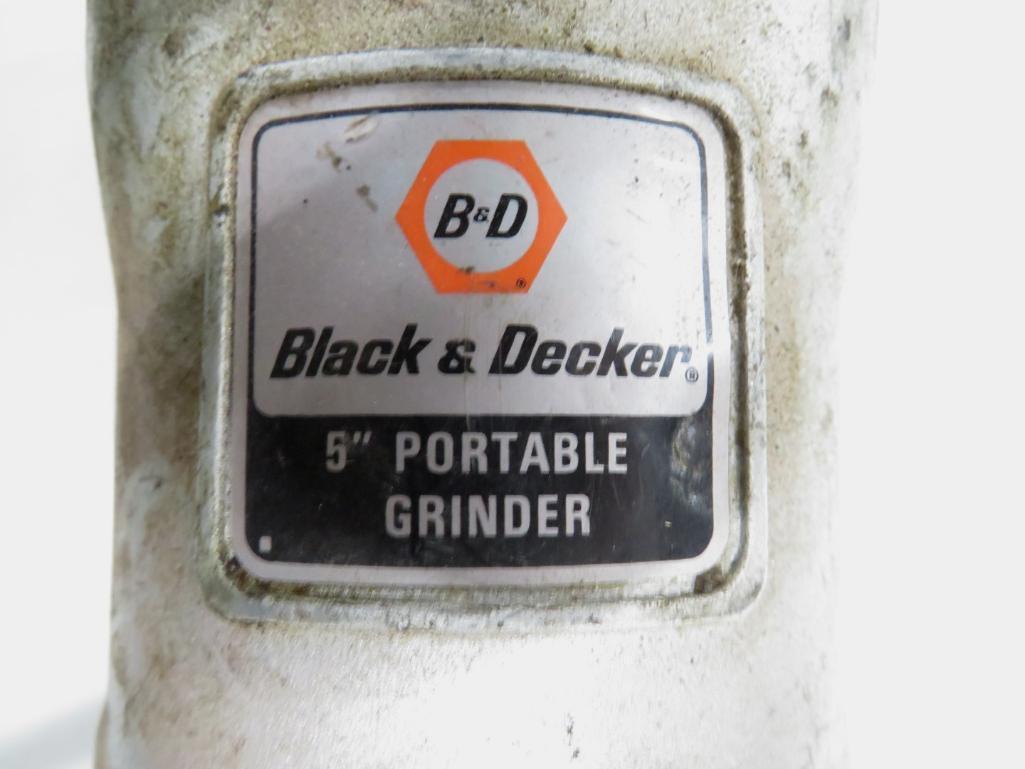 Black & Decker 5" Portable Grinder