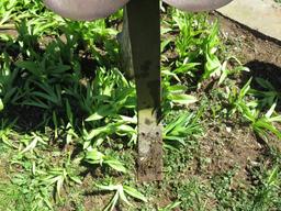 Antique Steel Implement Seat