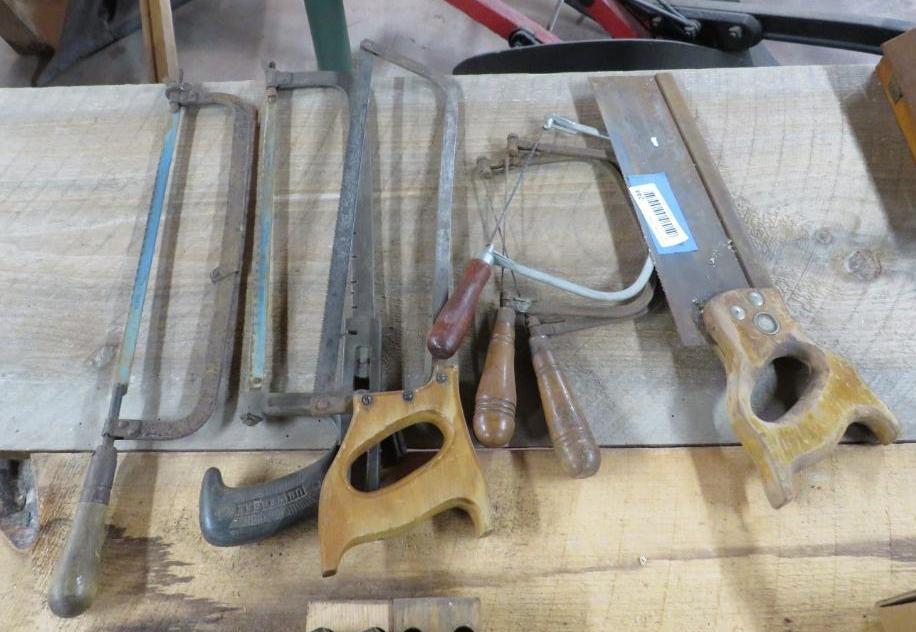 Hacksaws, Coping Saw, & Back Saw