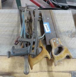 Hacksaws, Coping Saw, & Back Saw