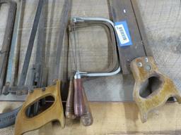 Hacksaws, Coping Saw, & Back Saw