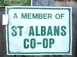 (4) Tin Signs