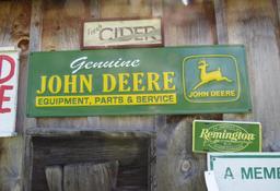 (4) Tin Signs