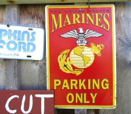 (4) Tin Signs