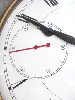 42 Howard Miller Oak Case Wall Clock