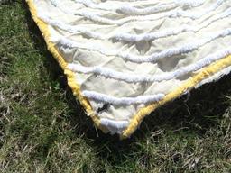 Chenille Double Peacock Bed Spread