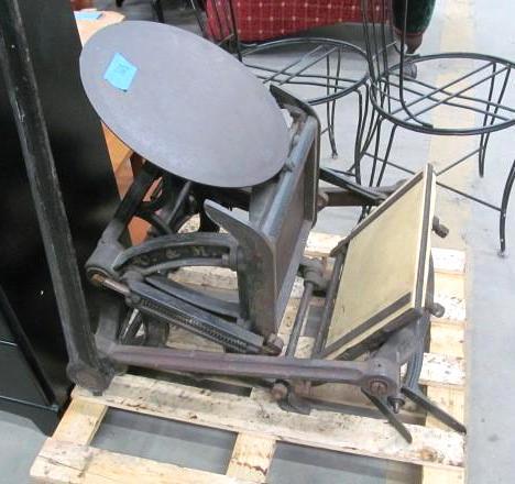 C & M Columbian Model #3 Printing Press