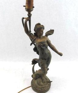 Bronzed Diana Lamp