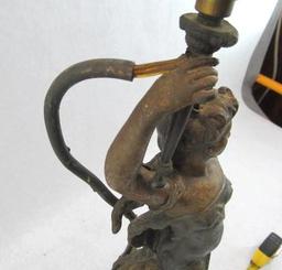 Bronzed Diana Lamp