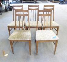 (5) Mid Century Dining Chairs