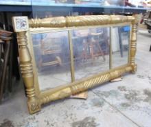 Gold Overmantle Mirror