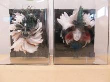 (2) Native American (NW?) 1992 Masks