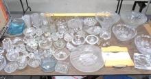 Large Group of Glass & Crystal