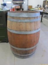 Vintage 50 Gallon Oak Barrel