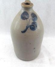 Blue Decorated Stoneware Jug