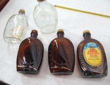 (13) Log Cabin Syrup Bottles