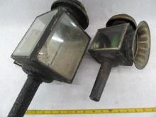 (2) Carriage Lamps