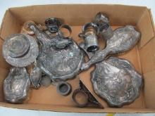 Silverplate Dresser Accessories, Napkin Rings