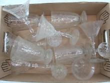 (15+pcs.) Cut Crystal Stemware