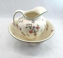 Wash Bowl & Pitcher