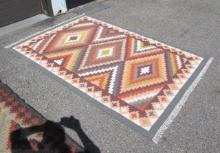 Hand Knotted Kilim Area Rug