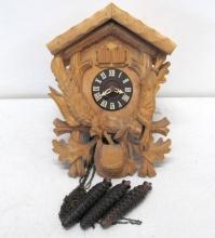 Vintage Cuckoo Clock with Weights
