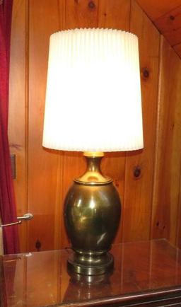 (2) Brass Style Lamps