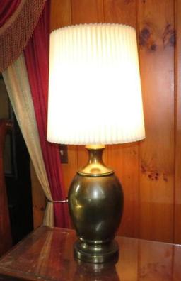 (2) Brass Style Lamps