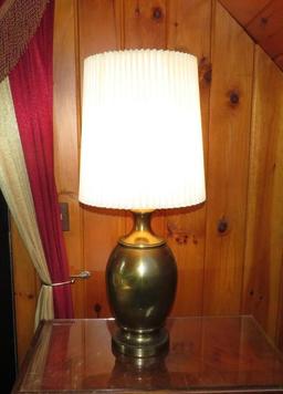 (2) Brass Style Lamps
