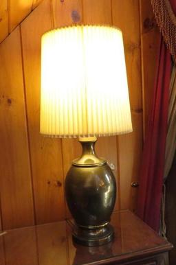 (2) Brass Style Lamps